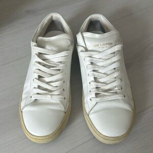 Saint Laurent White Sneakers 38